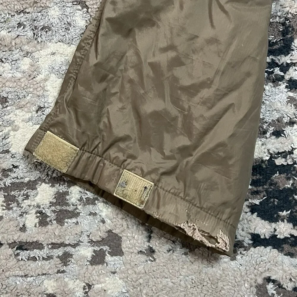 Vintage 90s Adidas Beige Lined Track Pants Men Sz L Streetwear Y2K Baggy Trefoil